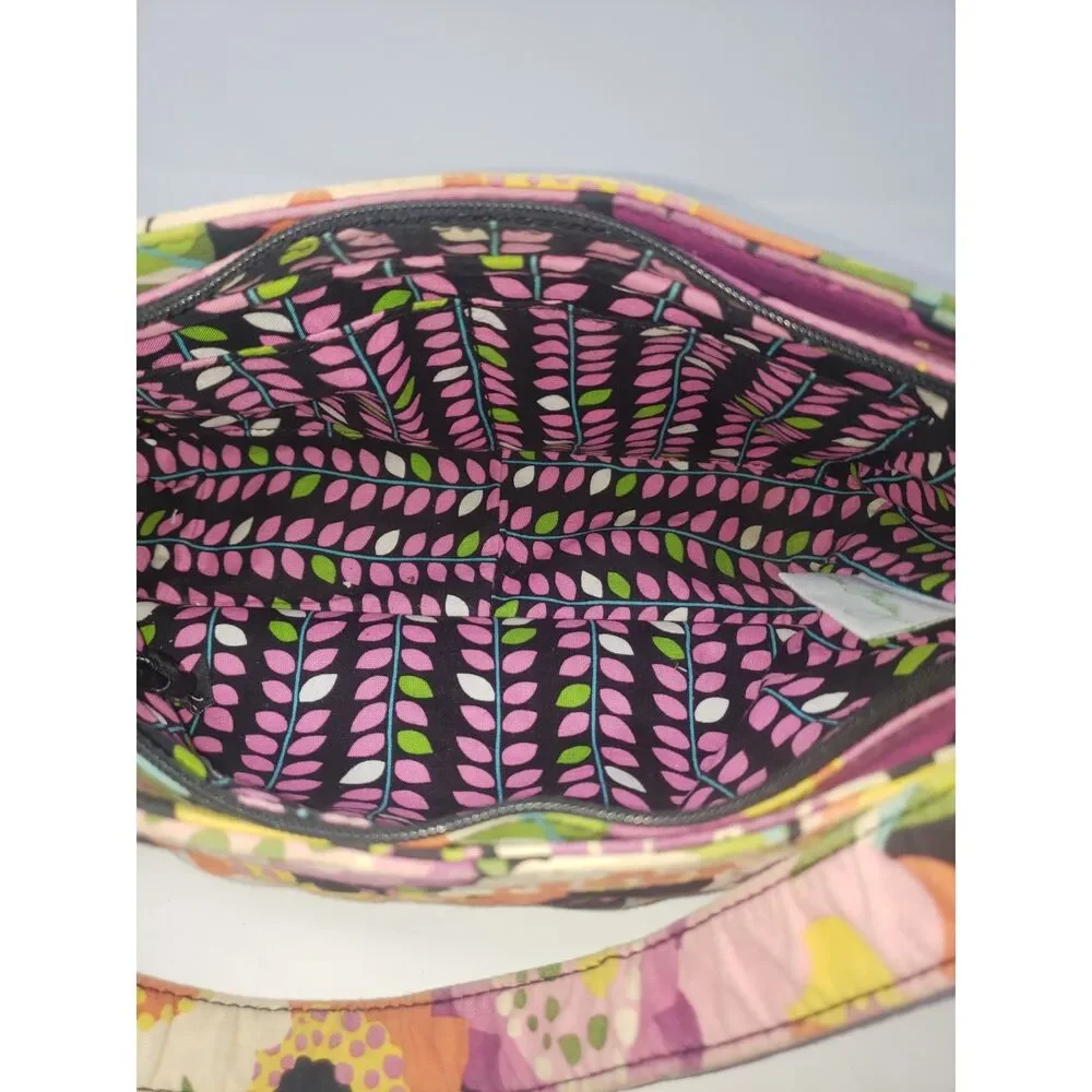 Vera Bradley Cassidy Va Va Bloom Purse Quilted Floral Handbag Retired Pattern